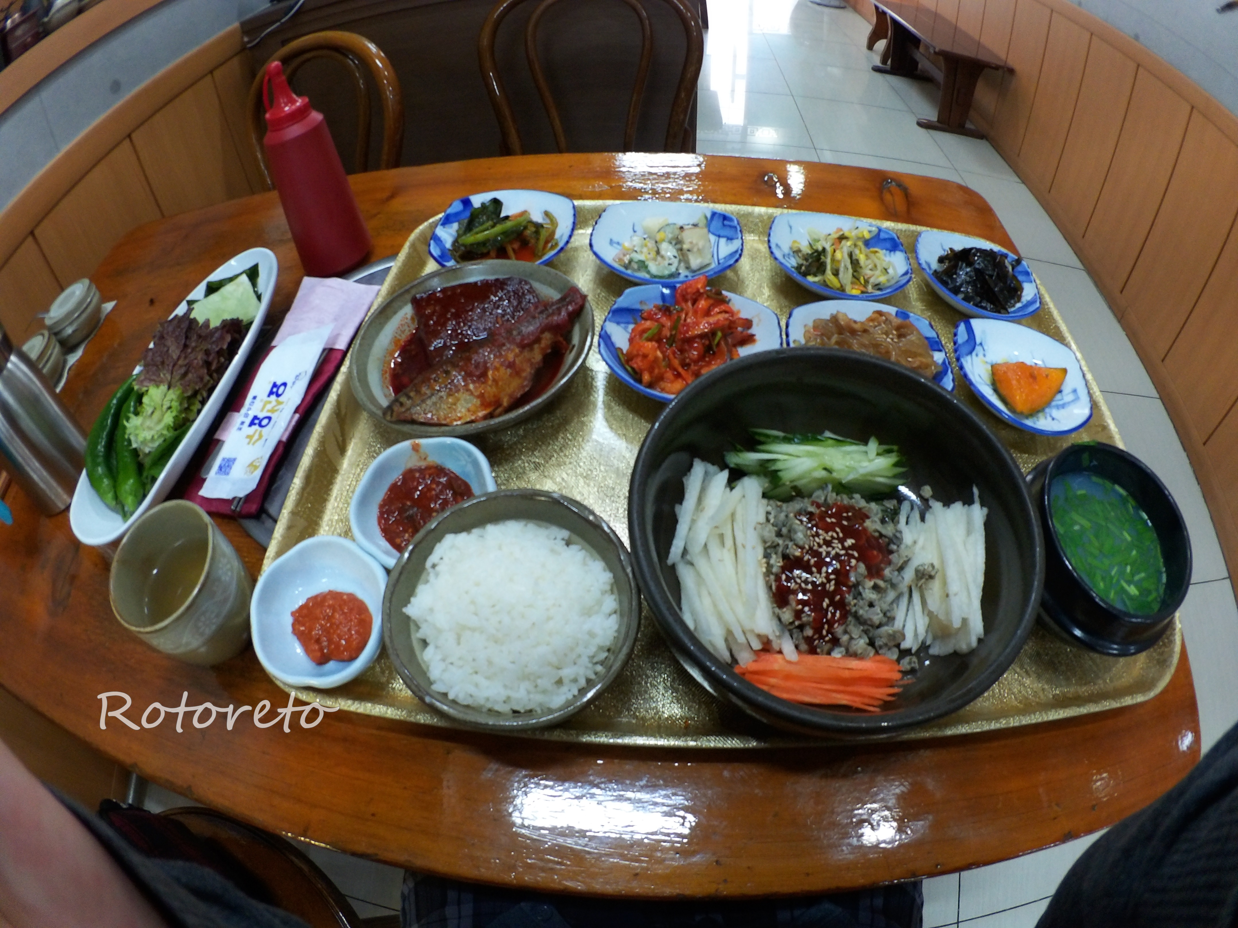 韓国・釜山17【女一人旅】おすすめグルメ！こんなにたっぷり？シジミスープが美味しい