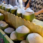 【タイ・バンコク19】ナイトマーケットで初めてのココナッツジュース(2017年11月)