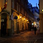 【ラトビア・リガ/ 女一人旅】魅力3割増し。夜の旧市街観光(2018年2月)